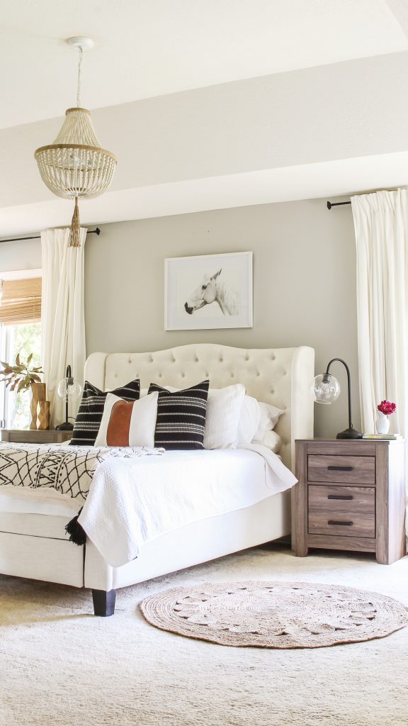 Repose Gray by Sherwin Williams Bedroom