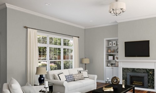 Repose Gray by Sherwin Williams Interior