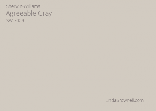 Sherwin Williams Agreeable Gray 7029