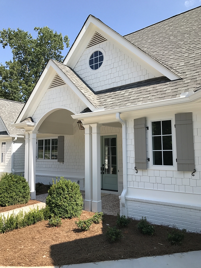 Sherwin Williams Alabaster SW 7008 Exterior