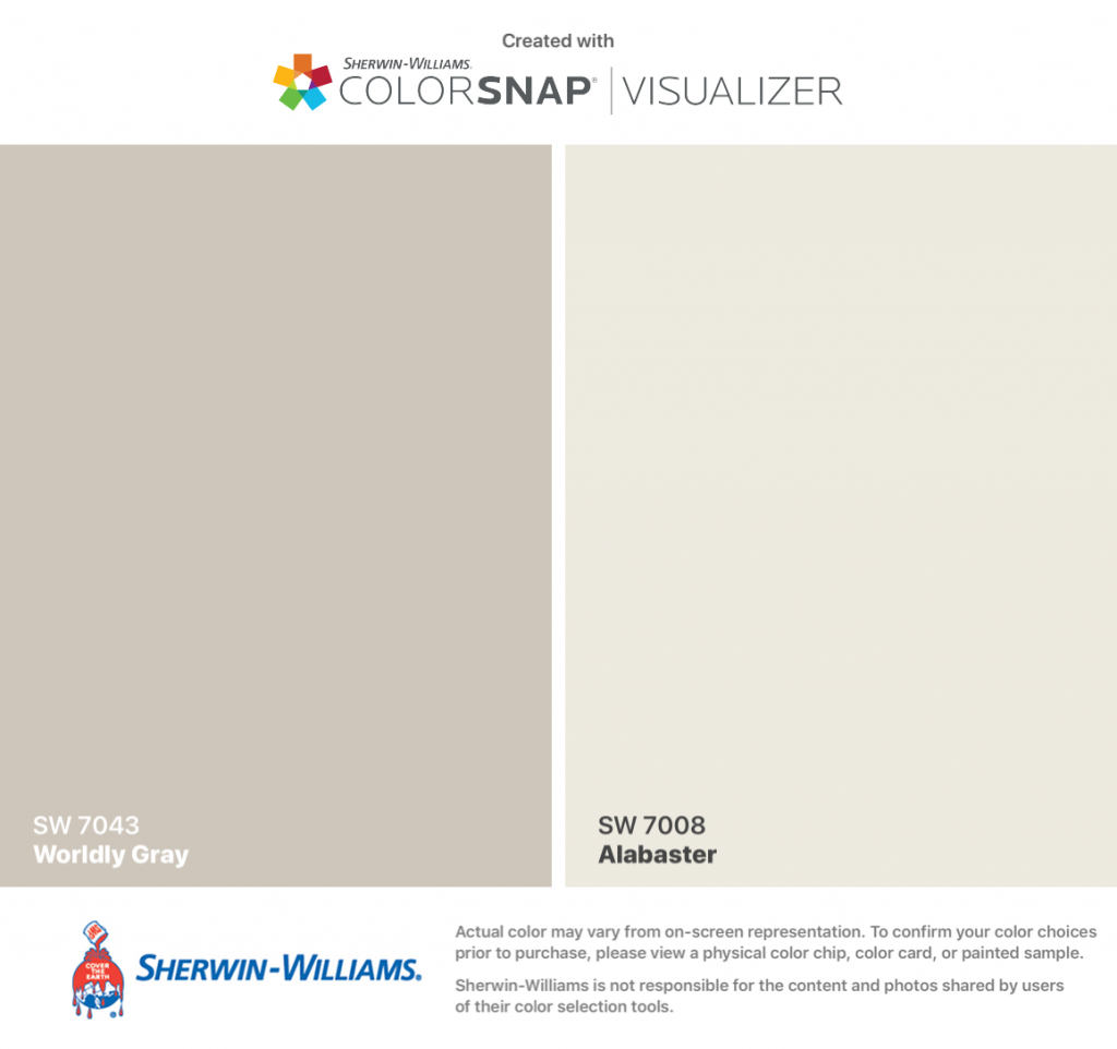 Sherwin Williams Worldly Gray 7043