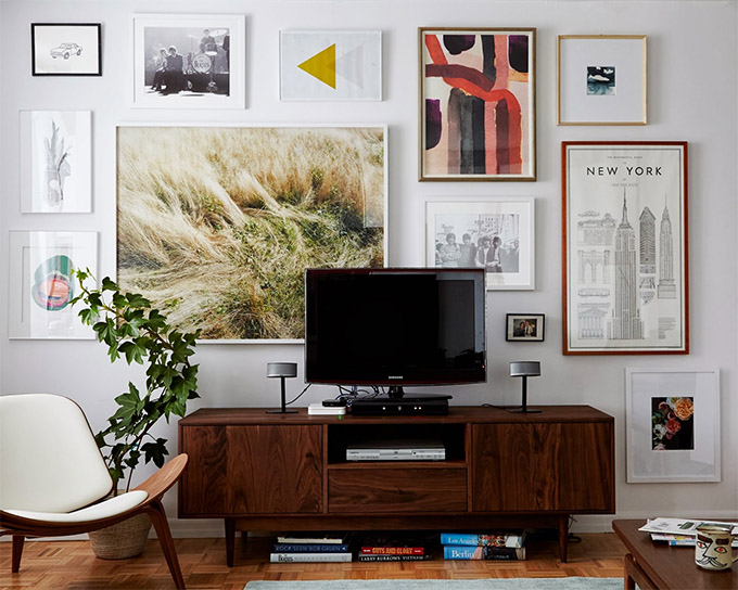 15 TV Wall Decor Ideas & Affordable Finds