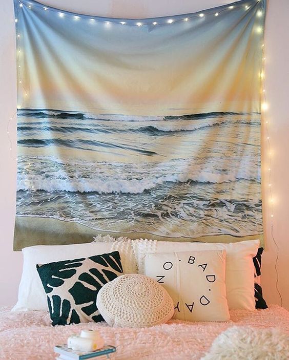 A Beach Fabric Picture Frame Does It All