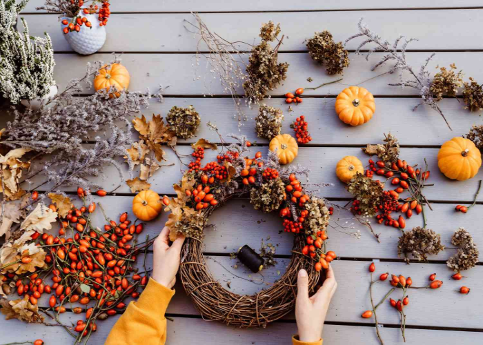 Autumn Elements Wreath