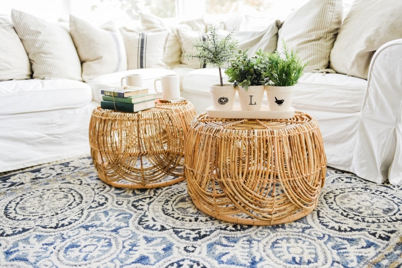 Basket-Shaped Coffee Table