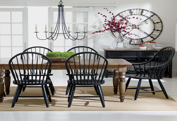 Black Windsor Dining Chairs
