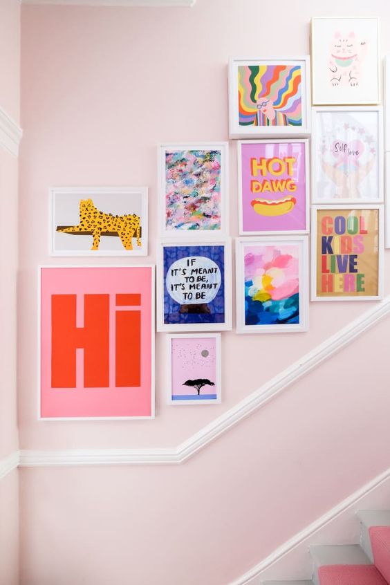 Collage of Kawaii Wall Art