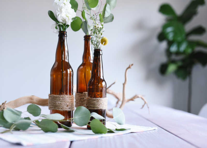 Color-Tinted Glass Bottle