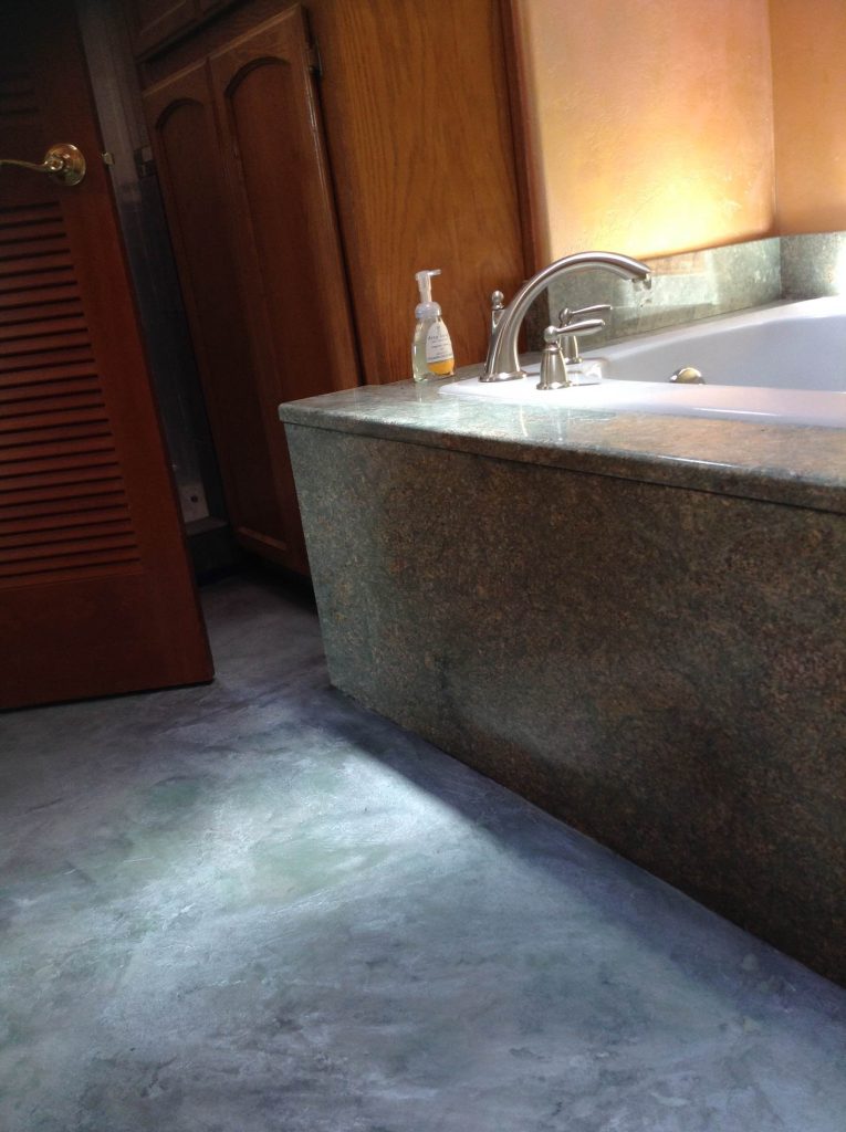 Concrete Bathroom Flooring