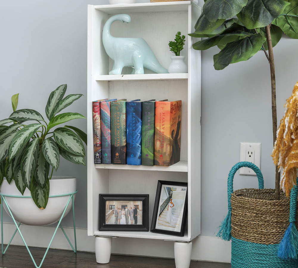 Converting Dresser Into Shelves