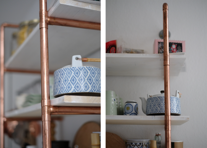Copper Pipe Shelves