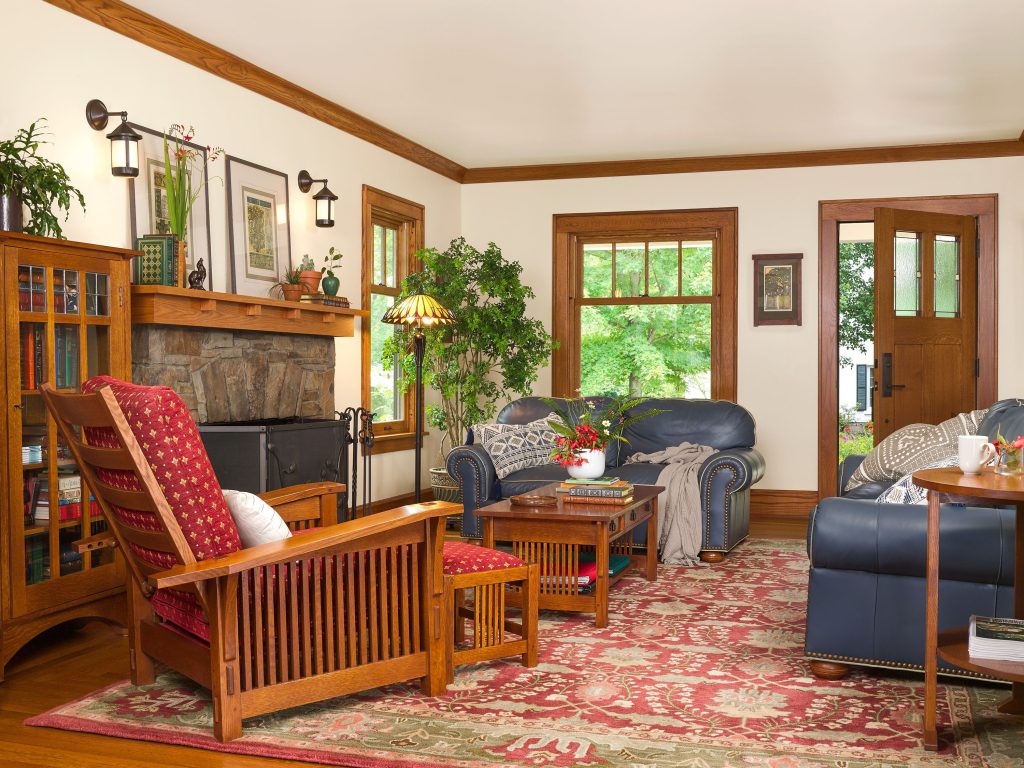 Craftsman Living Room Decor Idea