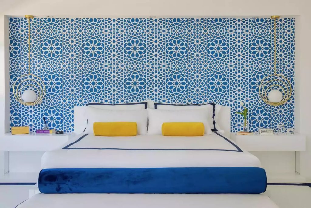 Create Comfy Bedrooms with Subtle Oceanic Patterns