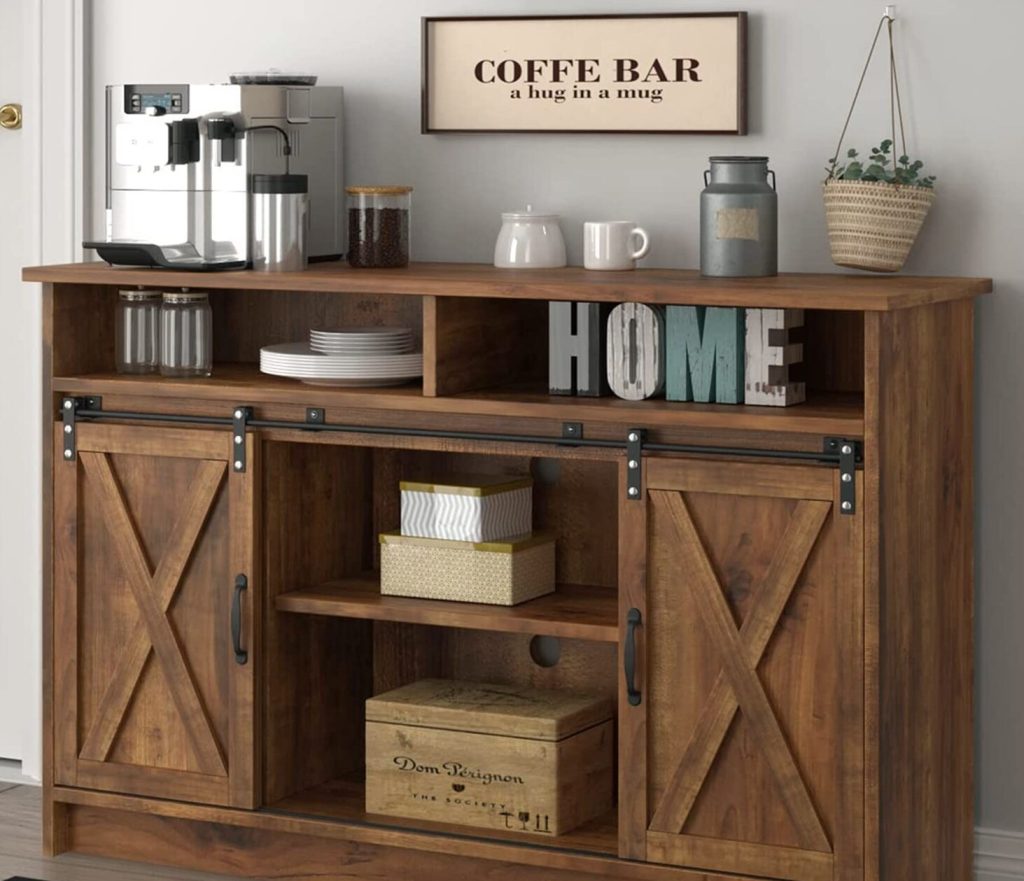 Creation of a Coffee Bar from Hutch
