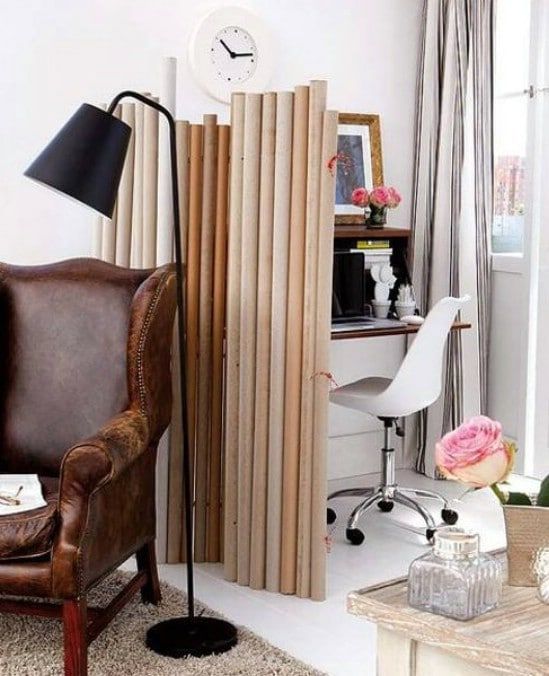 DIY Cardboard Tube Divider