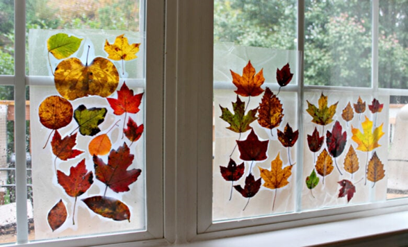 DIY Fall Leaf Decor