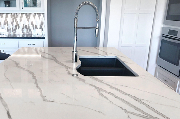 DIY Faux Marble Countertop