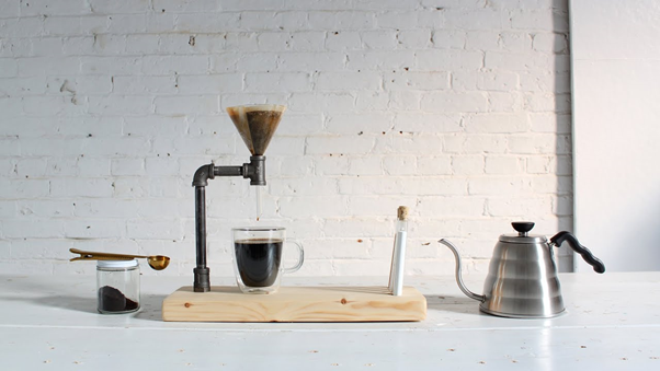DIY Pour-Over Coffee Stand