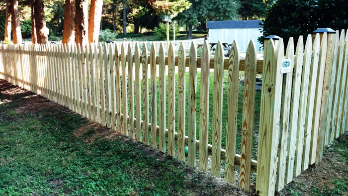DIY Wooden Fence
