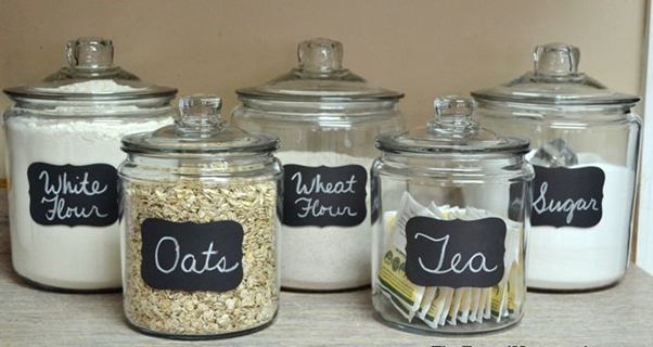 DIY Your Kitchen Storage Jars