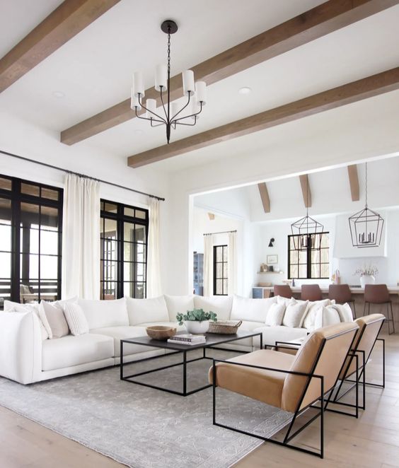 Exposed Beams Add Charm