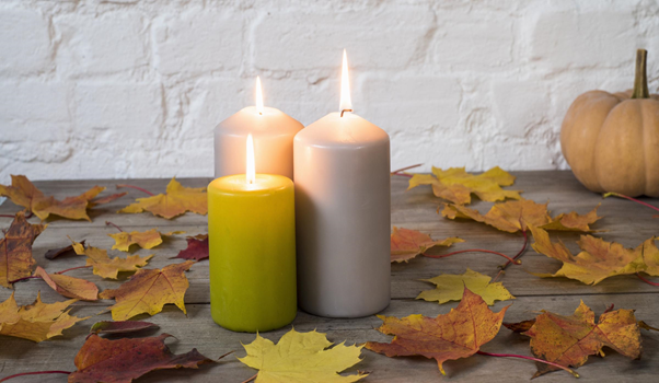 Fall-Themed Scented Candles