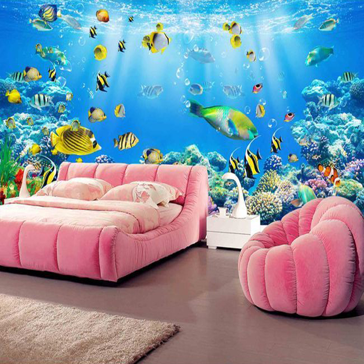 Fish Floating Inside Your Bedroom Theme