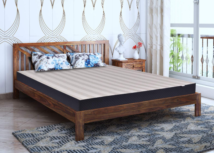 Full Solid Wood Platform Bed