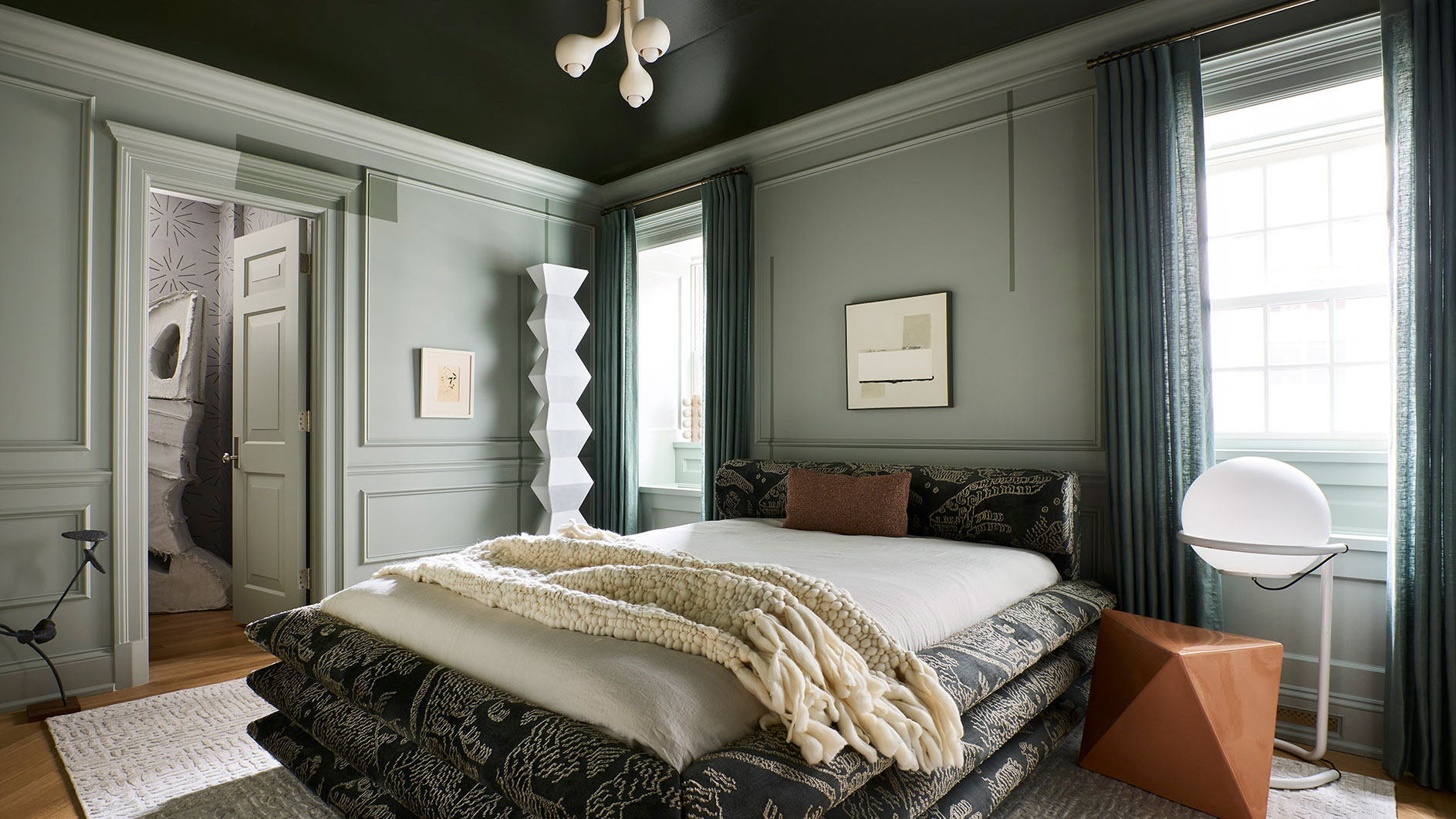 Gorgeous Dark Green Bedroom Ideas