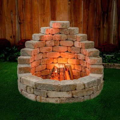 Half-Wall Fire Pit