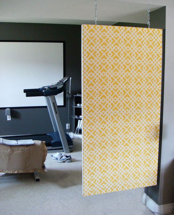 Hanging Fabric Panel Divider
