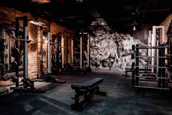 Industrial Inspired Gym: Raw and Edgy