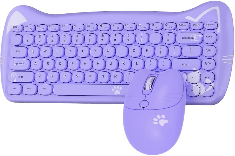 Kawaii Keyboard and Mouse Set