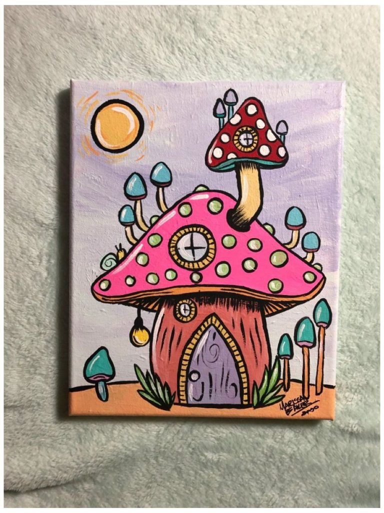 Mushroom Art Paint