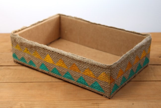 Old Fabric Organizer Boxes