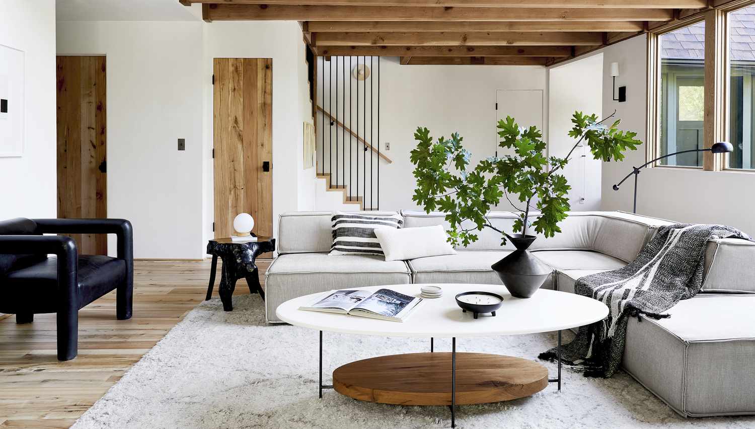 Organic Modern Living Room Progress