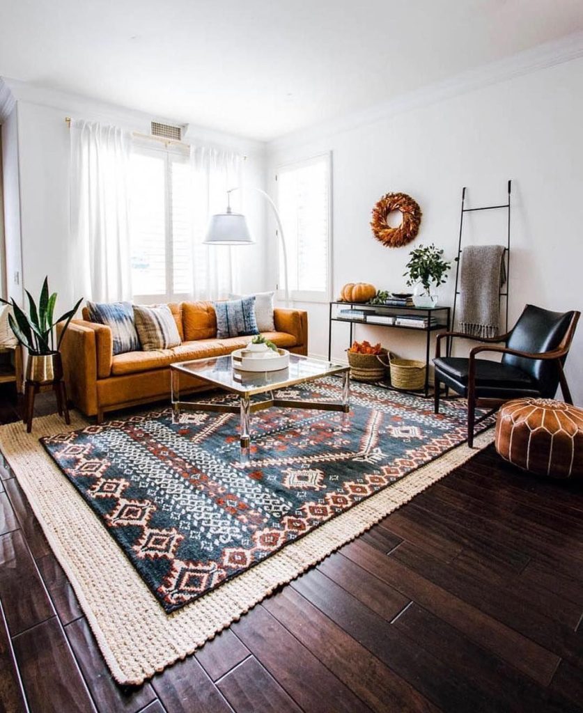 Pair up Coordinating Color and Pattern Rugs