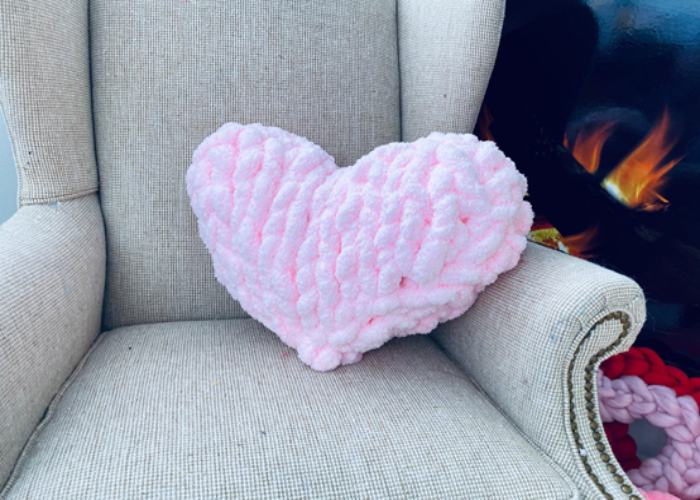 Pink Heart-shaped Cushions