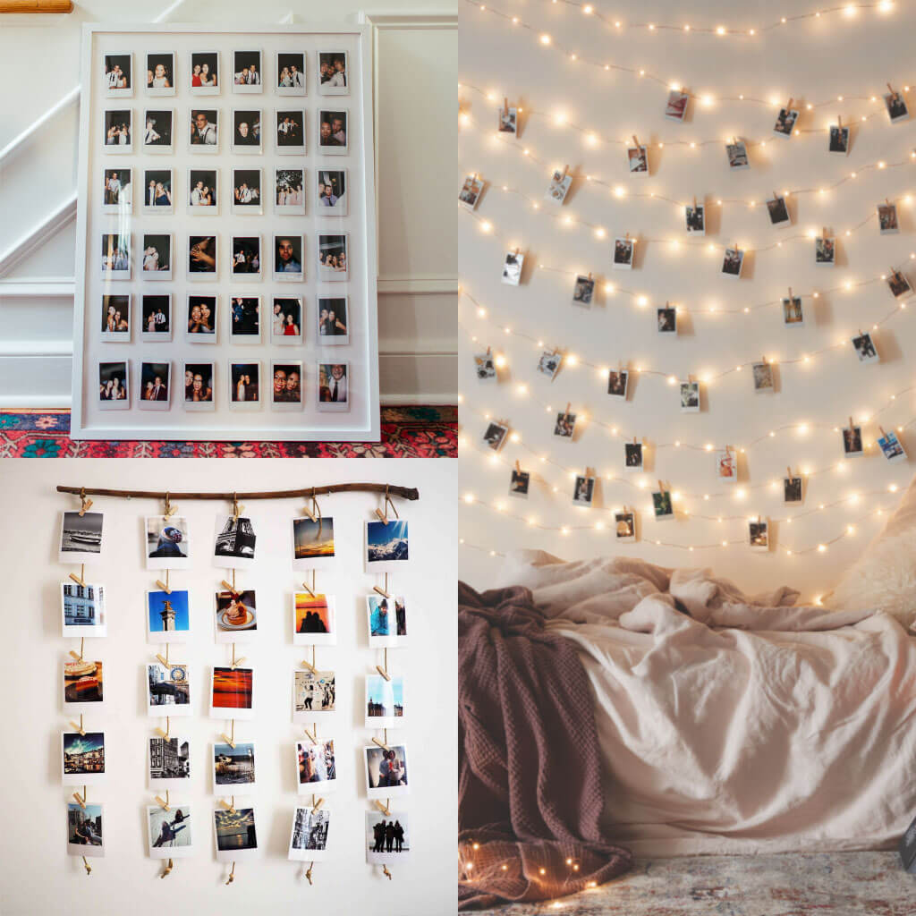 Polaroid Filled Wall