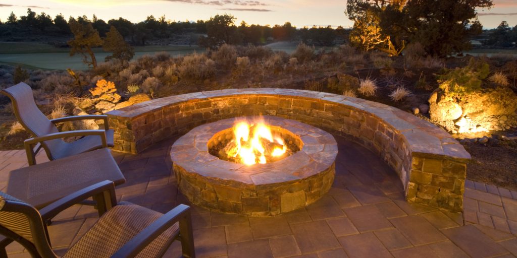 Ravishing Fire Pit Set up