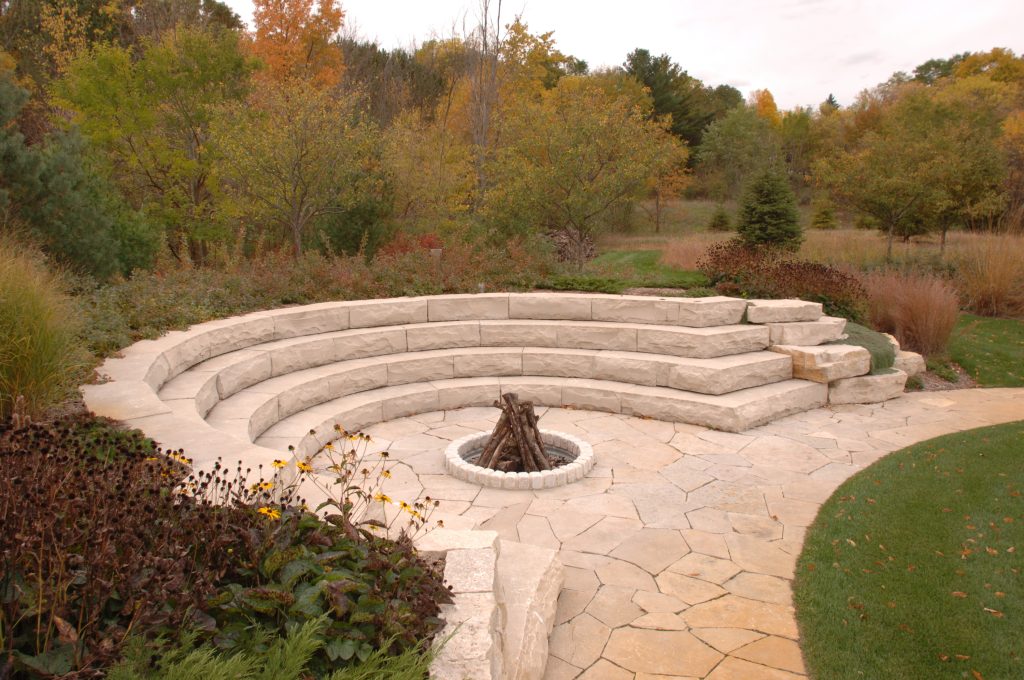 Roman Amphitheatre Styled Fire Pit