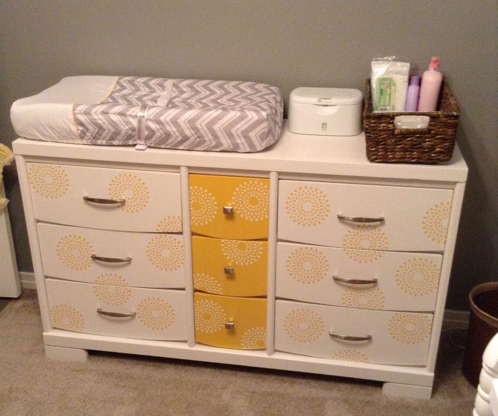 Transforming the Dresser Into a Changing Table