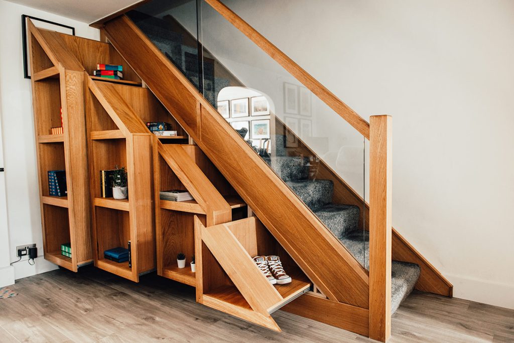 Under-Stair Shoe Storage