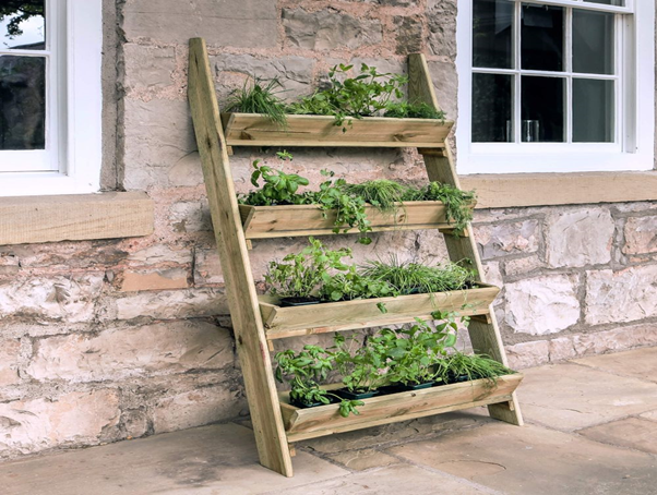 Use a Ladder with Pots