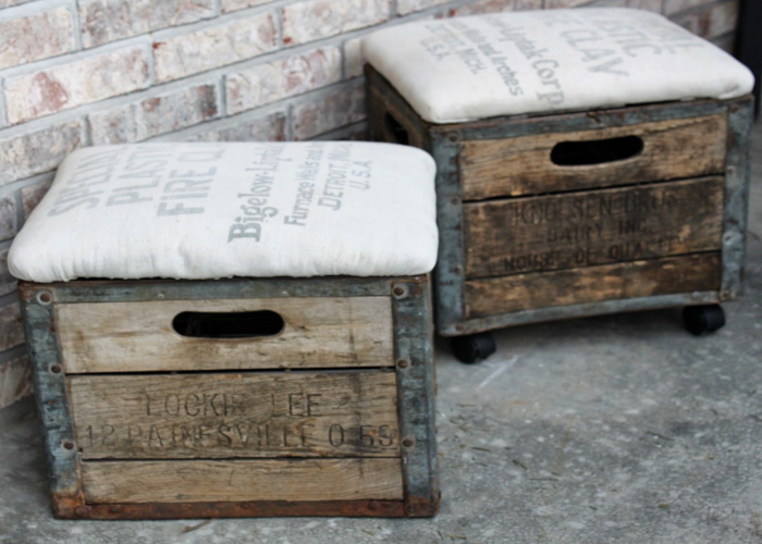 Utilise Wooden Crates